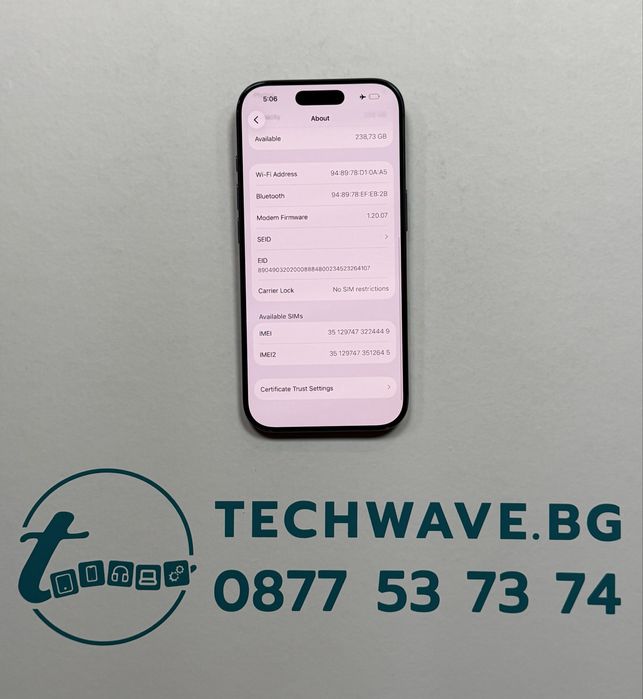 iPhone 17 Pro 256GB Deep Blue 100%