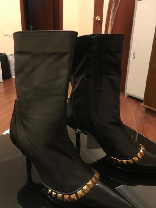 Новые сапоги кожа AICBERG