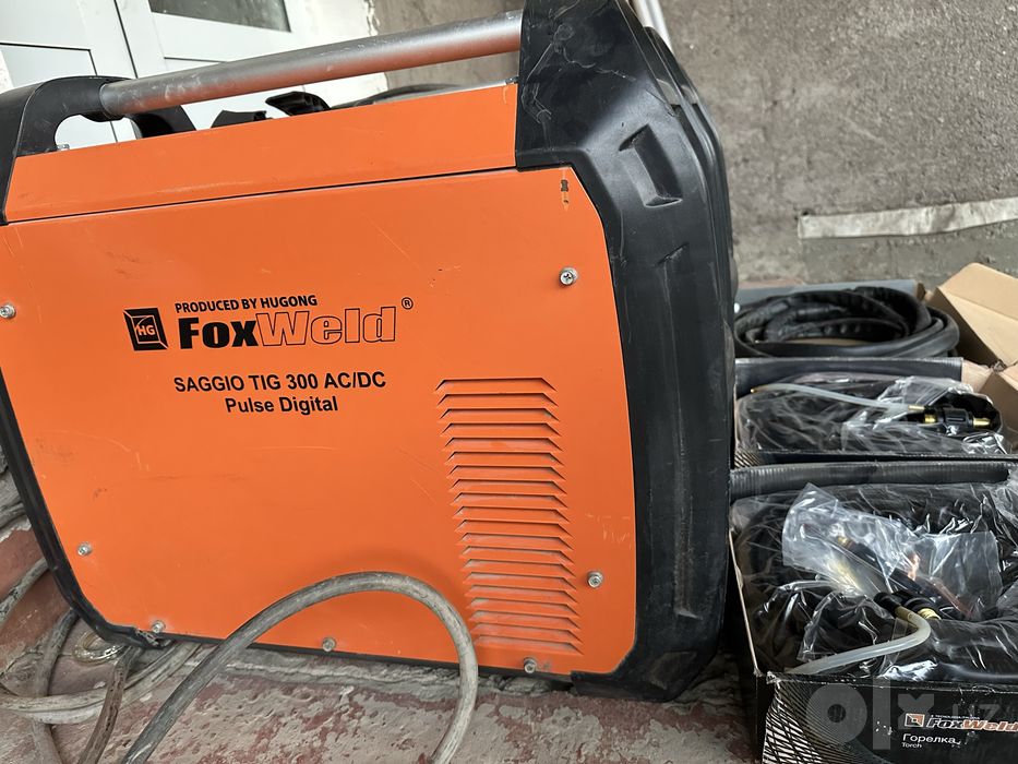 FOX Weld SAGGIO TIG300 AC DC PULSE DIGITAL Alimen mis metal quya olad