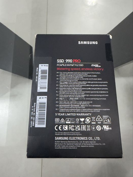 SSD intern Samsung 990 Pro 1TB M.2 • NOU / SIGILAT •