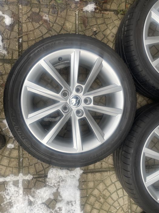 4бр.оригинални лети джанти Skoda 17” Шкода