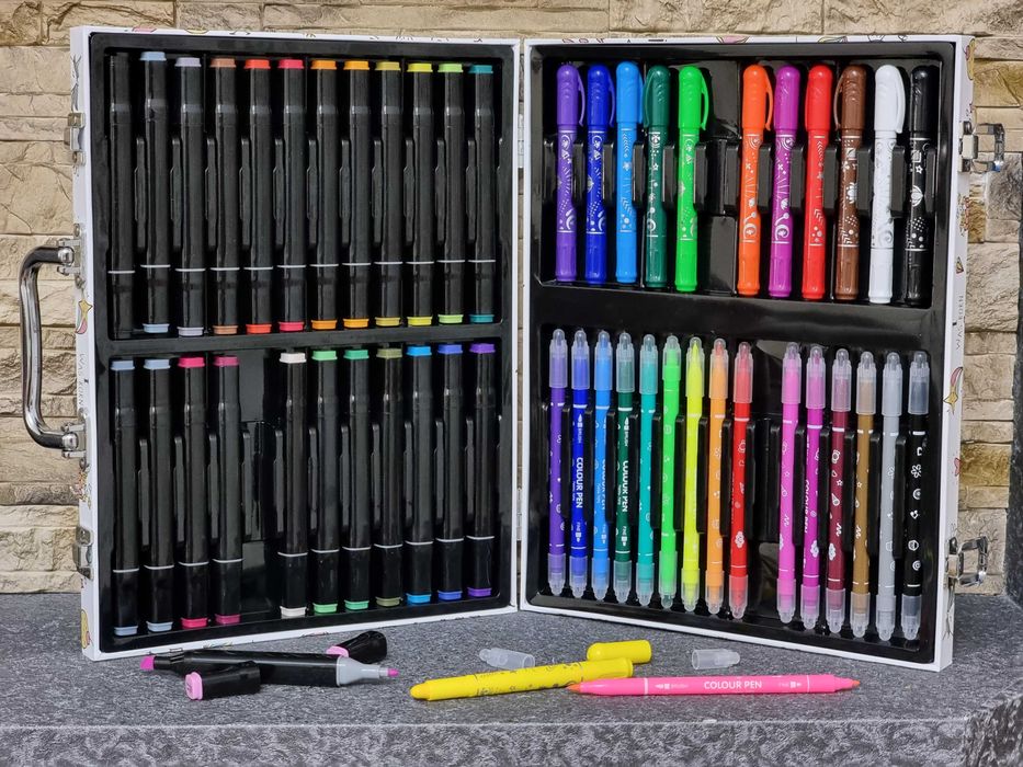 Набор для Рисования! Арт Набор / Набор для Детей /Творчества / Маркеры