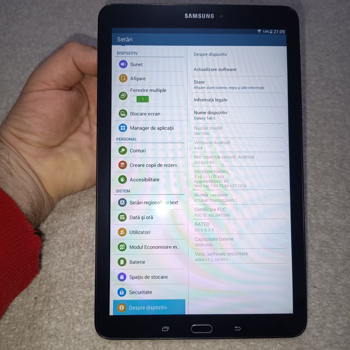 Tableta Samsung Galaxy Tab E