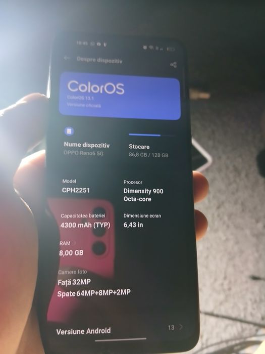 Oppo Reno6. 128GB 8+8 RAM