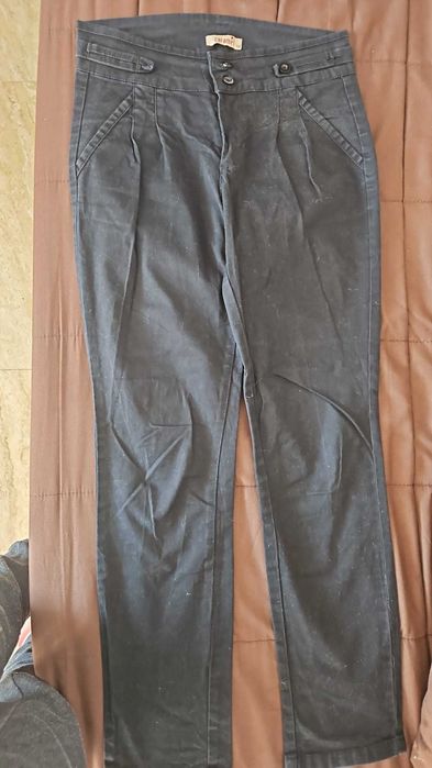 Pantaloni negri eleganți pentru femei, marca Caramel