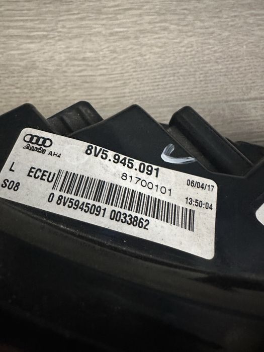 Стопове Audi A3 8V sedan facelift Ауди А3 Европейски с жълт мигач