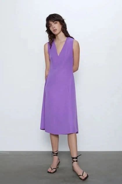 ZARA нова миди рокля р-р М