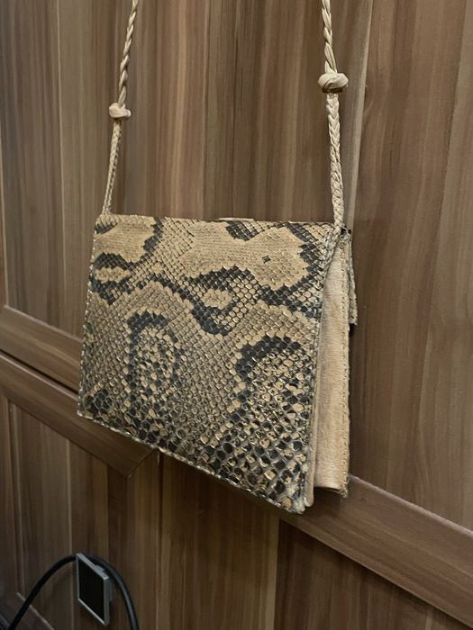 Чанта от естествена крокодилска кожа