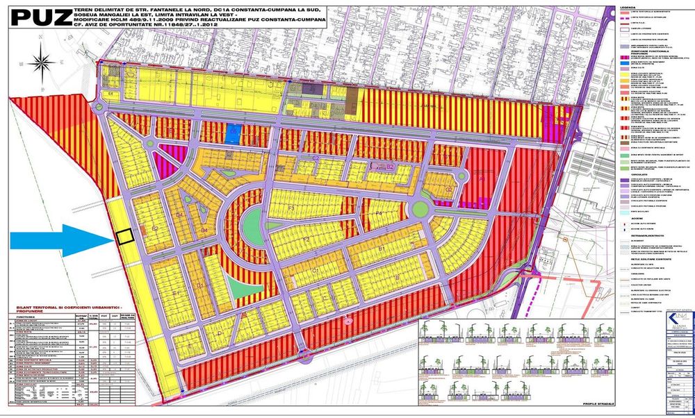 teren intravilan 620 mp sau 1.237 mp – Constanța, zona Veterani
