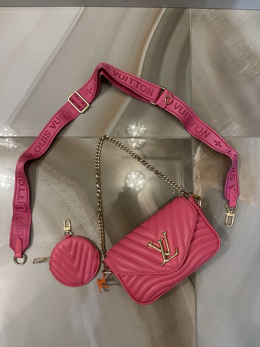 Louis Vuitton розова чанта