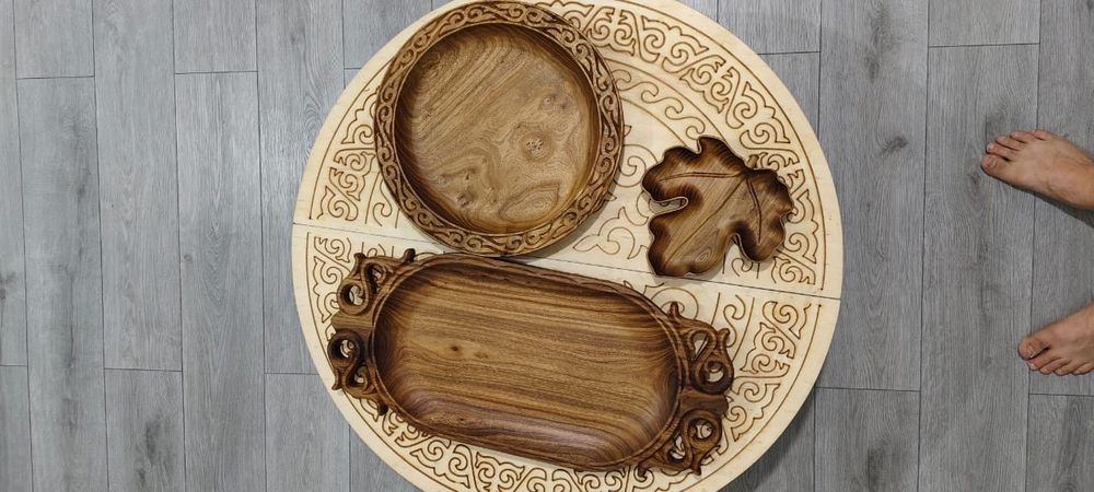 Посуда из дерева. Ағаш ыдыс және бұйымдар.