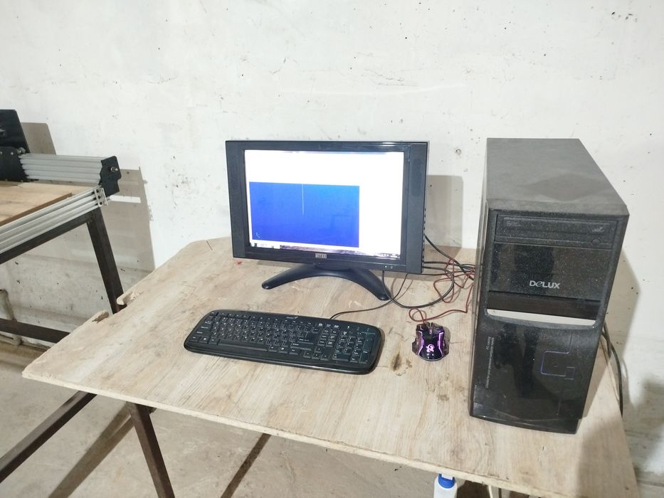 Станок ЧПУ+лазер+компьютер