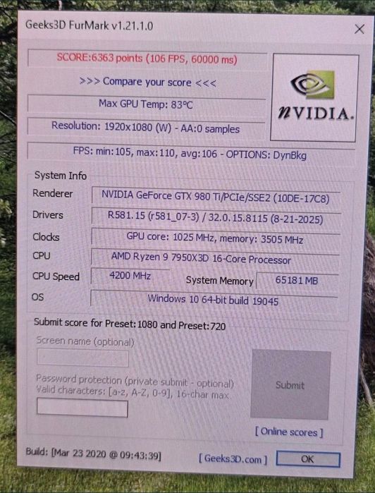 Vand placa video GTX 980TI MSI