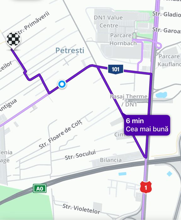 Lot teren 500mp de vanzare intravilan in Petresti Corbeanca