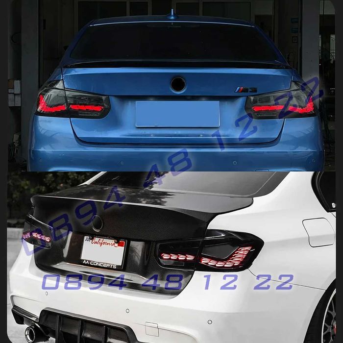 OLED Тунинг задни стопове BMW 3 F30 12-18 Дракон CSL лед бмв ф30