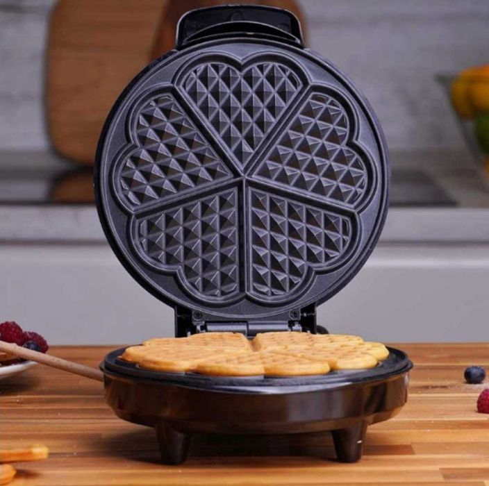 Гофретник Voltz,1200W, 5 гнезда, Инокс