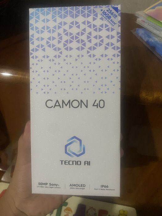Новый tecno camon 40