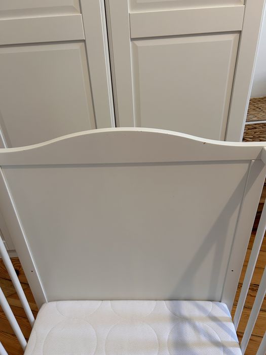 IKEA - Бебешко креватче SMÅGÖRA + матрак с пяна SKÖNAST