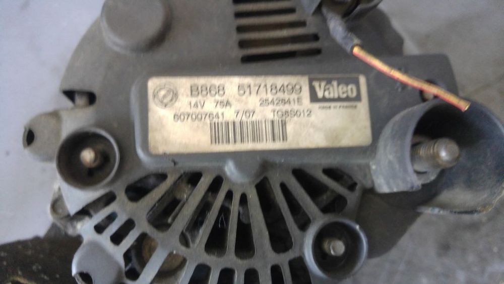 alternator 1.3 d multijet 199a2000 fiat punto opel corsa c astra h 51718499