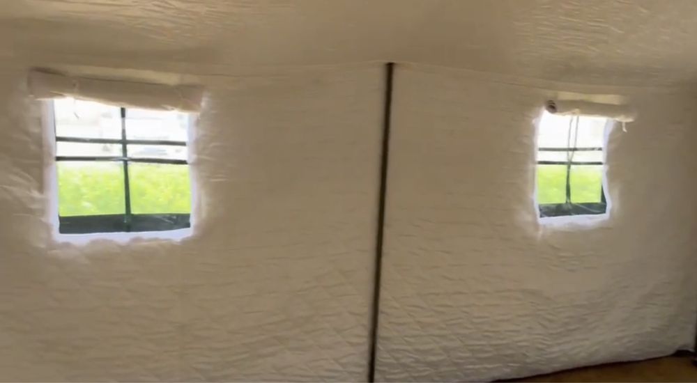 Палатка всесезонная 5х5 м с утеплением