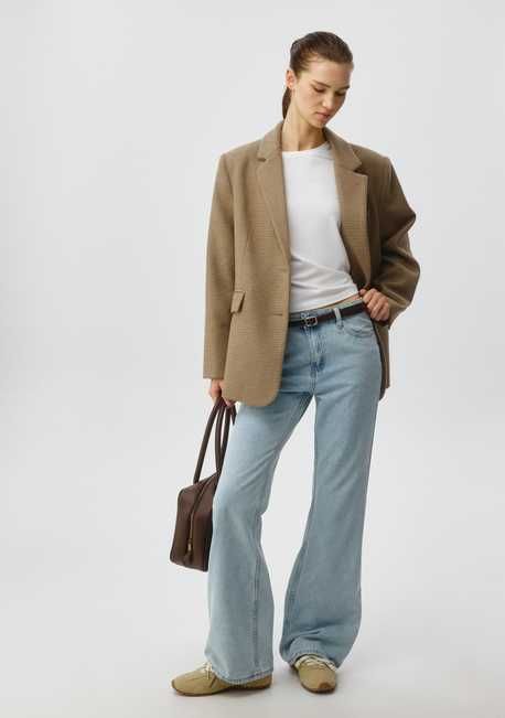 белая футболка slim fit