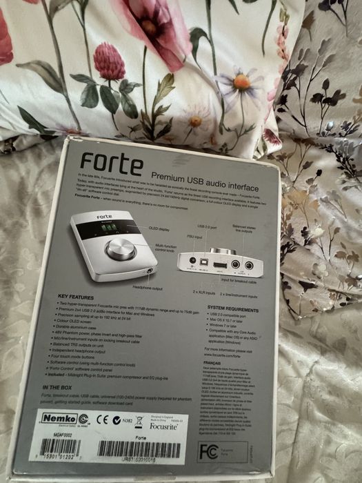 Focusrite forte ca apogee duet 3 2 apollo