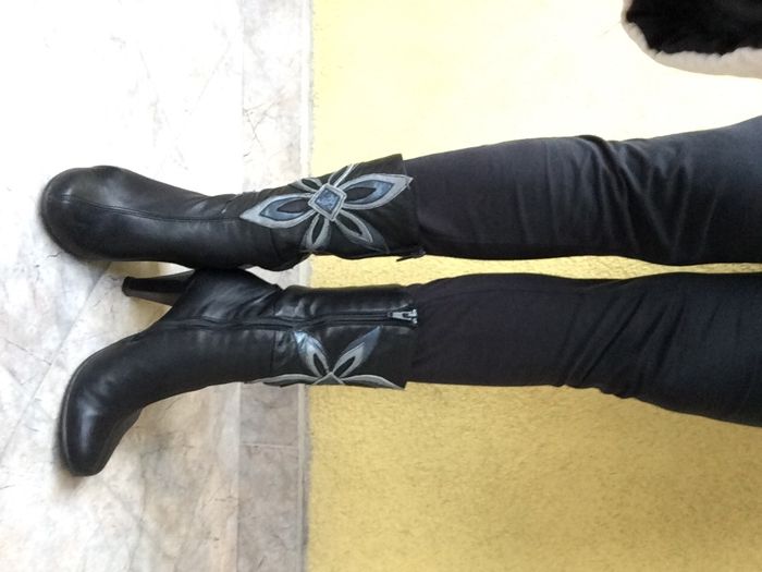 Дамски ботуши естествена кожа