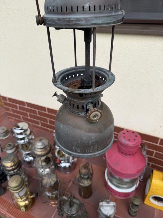 Lampa gaz cfr petromax tren felinar