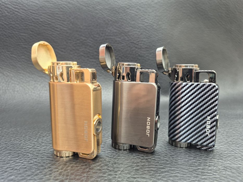 Запалка за пури JOBON в подаръчна кутия,три цвята L-0304