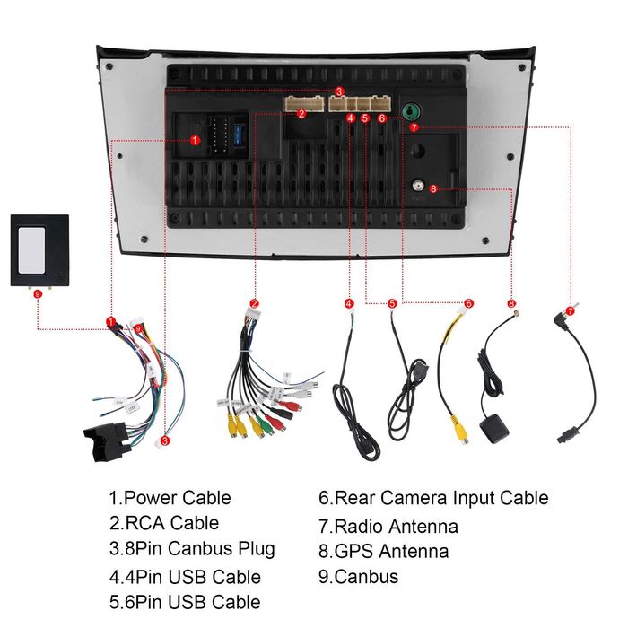 Мултимедия Mercedes E Class Двоен дин Мерцедес W211 Е320 Android CLK Е