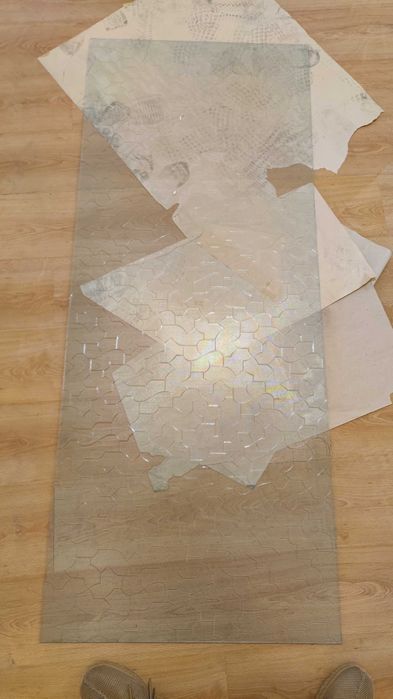 Фрезовано стъкло за врата