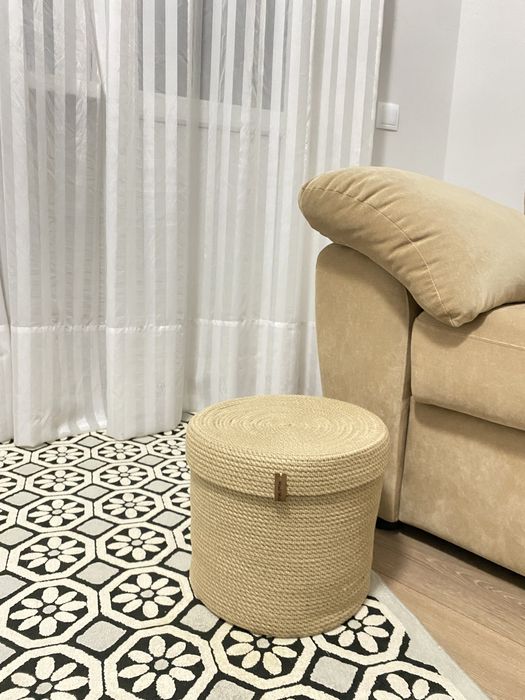 Джутовая корзина