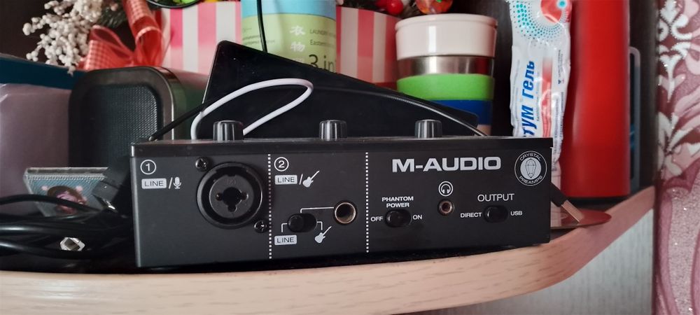 Продам звуковую карту с микрофоном