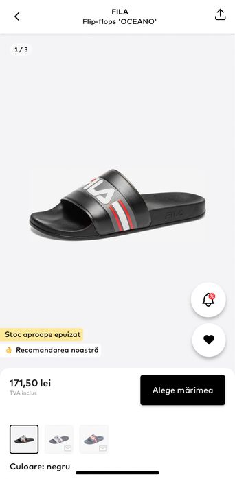 Vand papuci Fila
