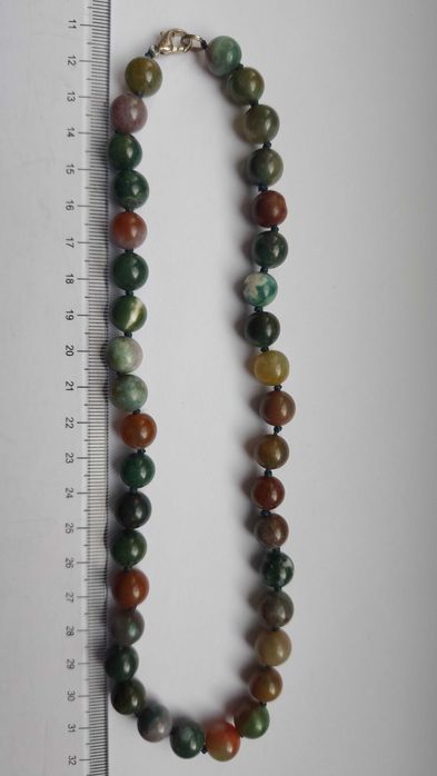 Бусы из натурального камня ЯШМА