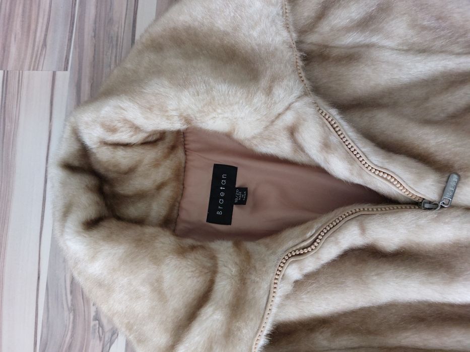 Еко палто  бежово BRAETAN XL 46 46XL 46