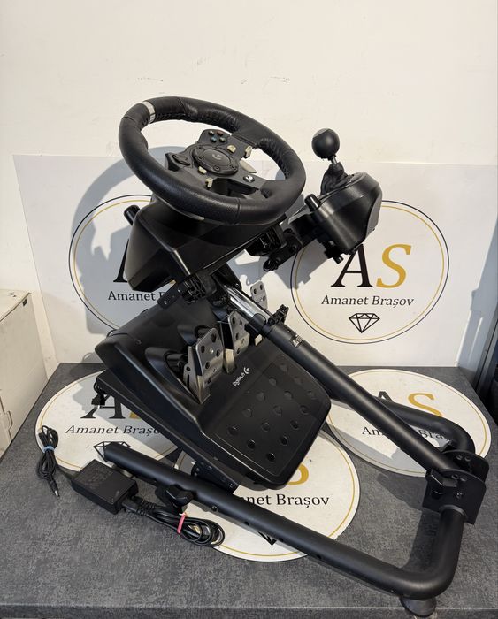 Volan cu pedale + schimbator + suport Logitech G920 (Xbox/Pc)