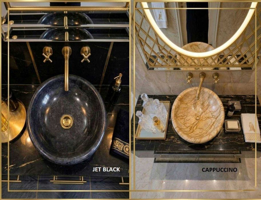 Луксозна мивка от естествен ОНИКС/МРАМОР (Уникален дизайн)