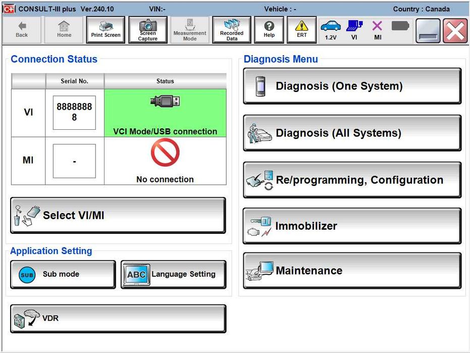 Диагностична програма за NISSAN CONSULT-III_plus -v 240.10