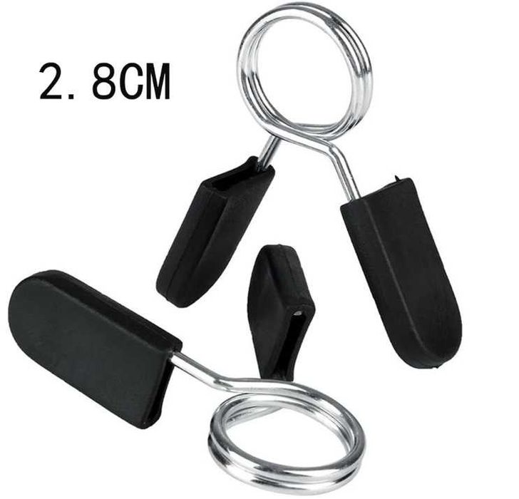 2 бр. 28 мм скоби яка фитнес тежести дъмбел гира щанга лост стопер