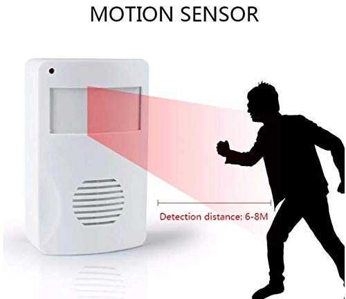 Senzor de Miscare cu Alarma si Semnalizare Intrare Magazine Depozite
