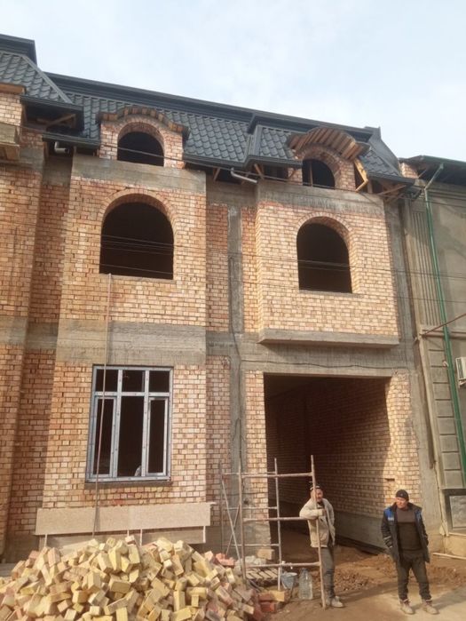 Қурилиш ишлари • Ғиш териш • Сувоқ • Том ёпиш • Фундамент • Кафель • П