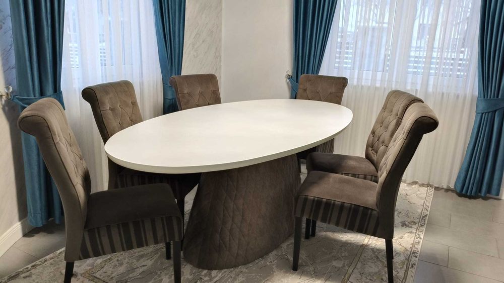 Vând masa set cu 6scaune