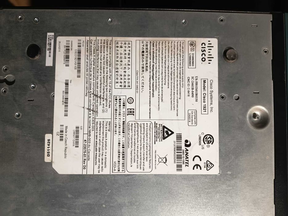 Cisco 1921/K9 V05