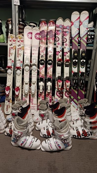 Детски ски, ски обувки, щеки Продажба замяна