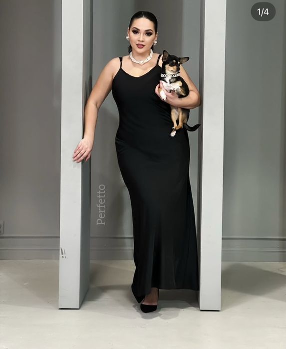 Платье черное, и пиджак лен