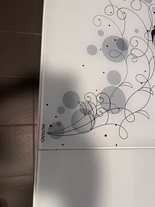 Masa Extensibila MDF cu sticla securizata