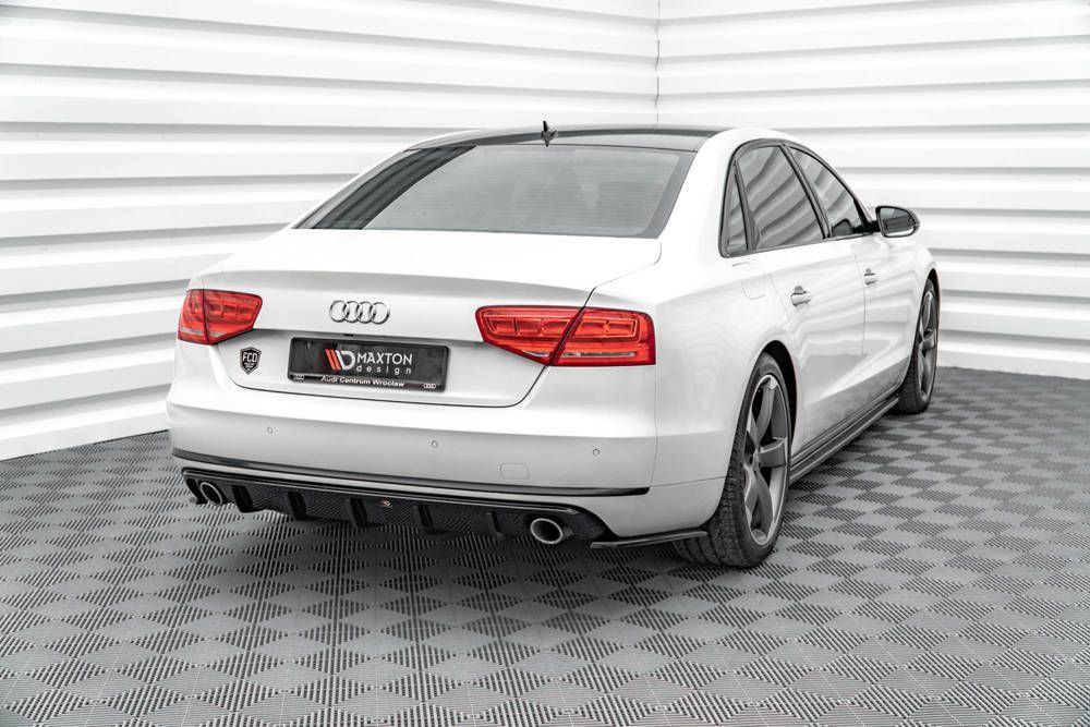 Дифузьор за задна броня Maxton design за Audi A8 D4 (2009-2013)