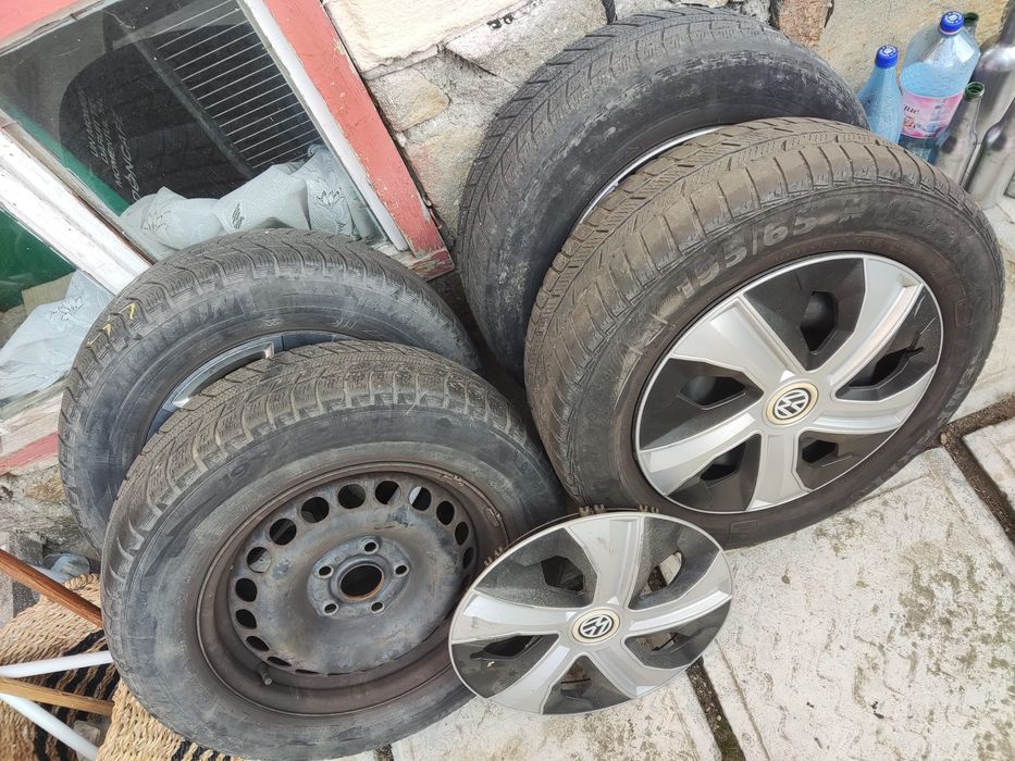 Jante tabla cu anvelope de iarna+capace!