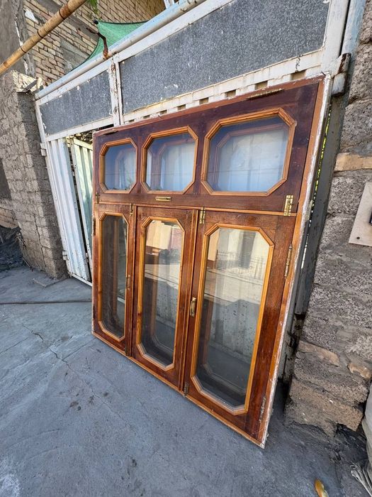 Derazalar 175x150 razmerda 4 ta deraza bot sotiladi arzon baxoda SROCH